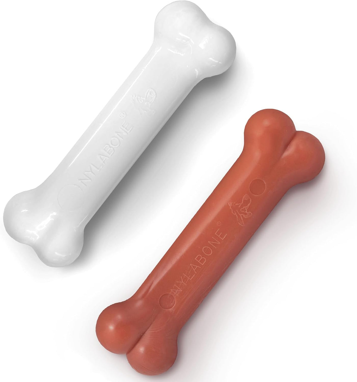 Original Bone Power Chew Toy for Dogs, Durable Dog Toys for Aggressive Chewers, Basted Blast Bacon & Chicken Flavor, Medium -2 Pack