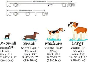 Christmas Dog Collar - Premium Adjustable Dog Collar for Small Medium Large Dogs