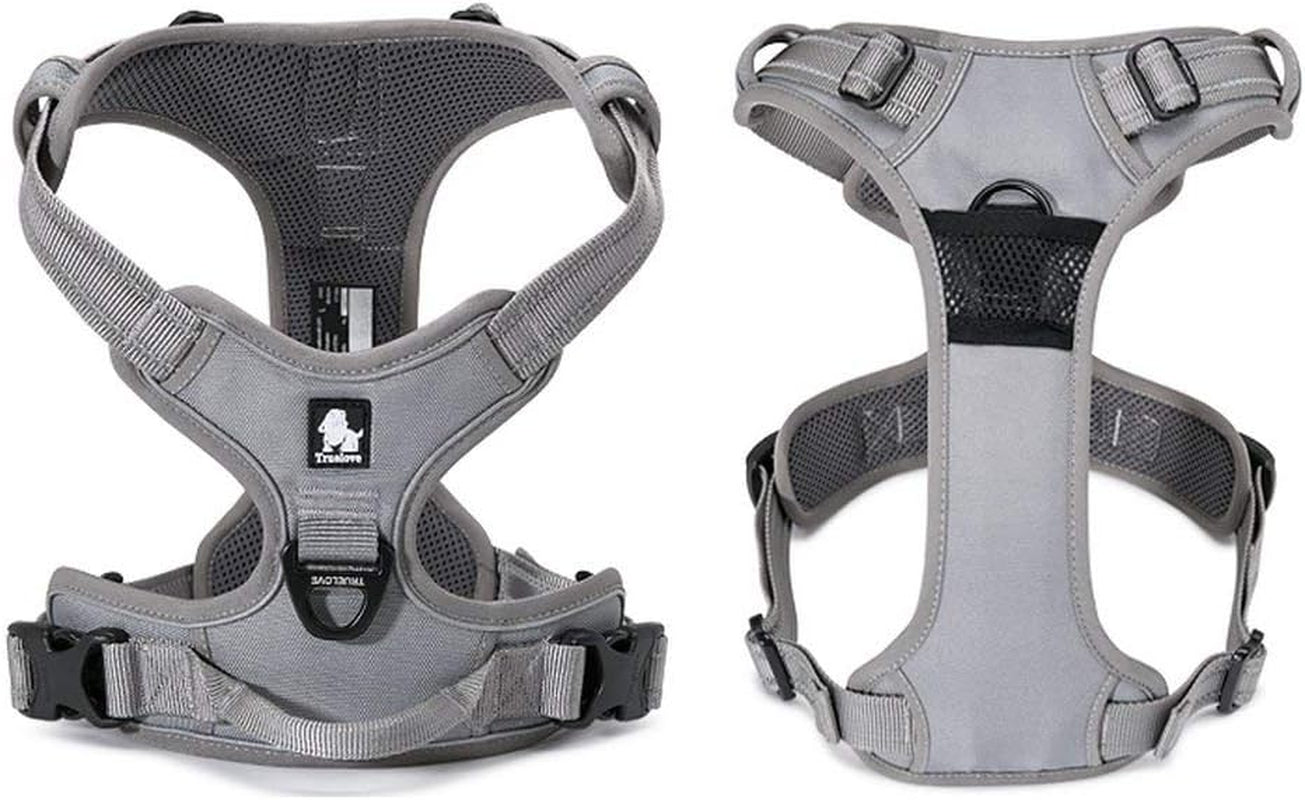 Adjustable No-Pull Dog Harness Reflective Pup Vest Harnesses Comfortable Control Brilliant Colors